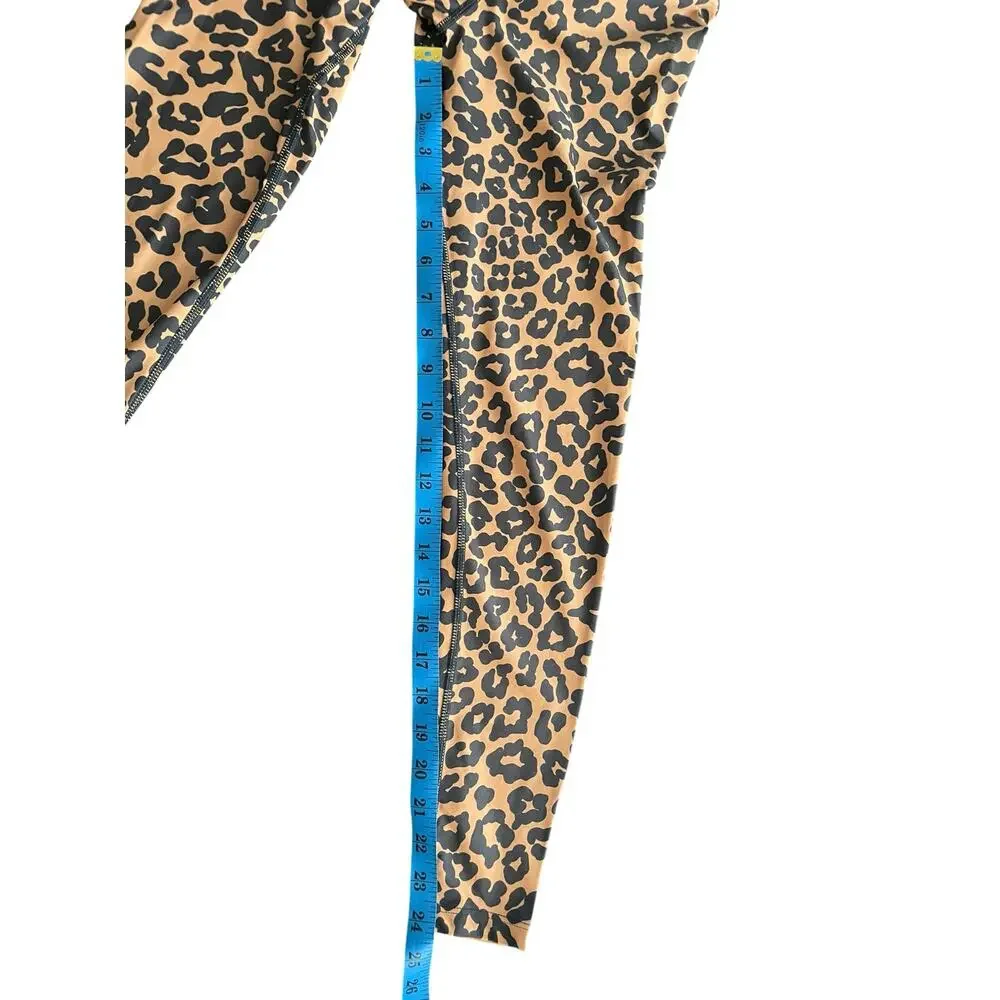 Beach Riot Sport Leopard Print High-Waisted Leggings Size XS EUC